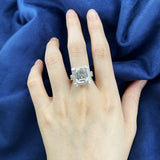white sapphire Ring - خاتم الياقوت الابيض