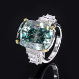 Green Sapphire Ring - خاتم الياقوت الاخضر