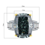 Green Sapphire Ring - خاتم الياقوت الاخضر