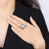 Green Sapphire Ring - خاتم الياقوت الاخضر