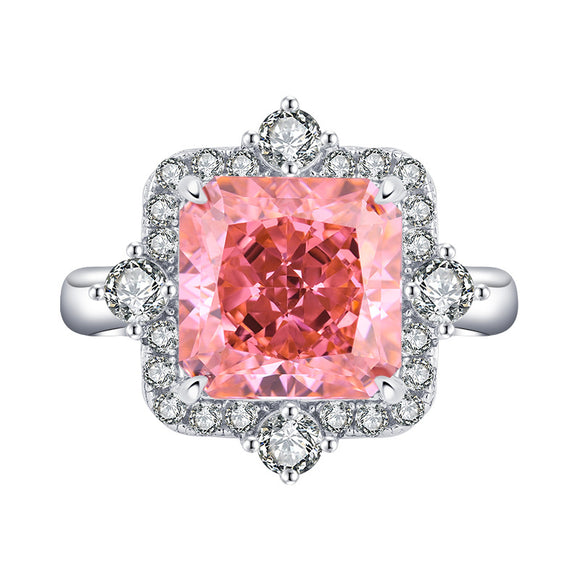 pink tourmaline - خاتم التورمالين الوردي