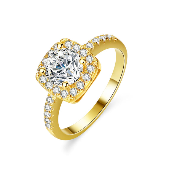 Moissanite Diamond Ring - 1ct-  خاتم ألماس الموزنايت