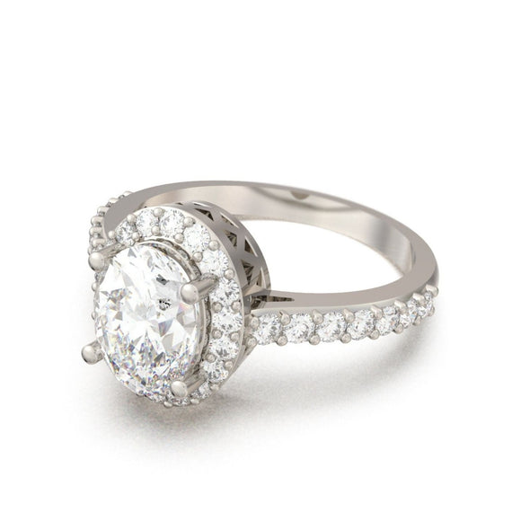 white topaz engagement ring- حجر التوباز الابيض