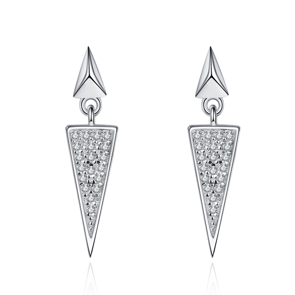 Moissanite Diamond Earring- -حلق الماس الموزنايت