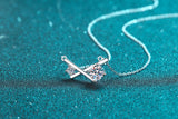 Moissanite Diamond Necklace  قلادة الماس الموزنايت