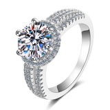 Moissanite Diamond Ring -  خاتم الماس موزنايت | 3 قراط