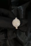 flower Moissanite Diamond Ring - خاتم الماس موزنايت