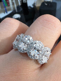4 Oval  Diamond |  Moissanite Diamond Ring - خاتم الماس موزنايت