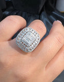unique  |  Moissanite Diamond Ring - خاتم الماس موزنايت