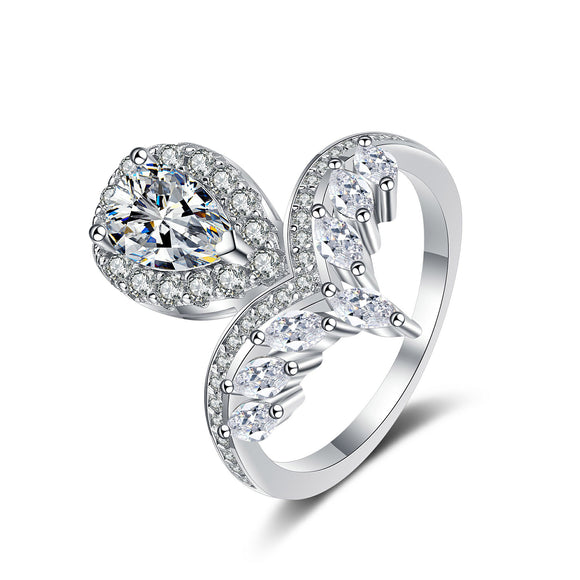 Royal Moissanite Diamond Ring -  خاتم الماس موزنايت | New year sale !!!