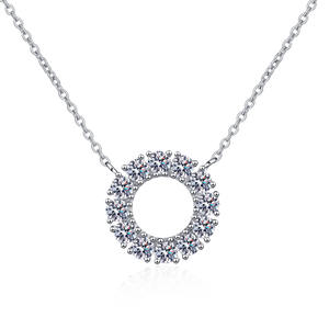 Moissanite Diamond Necklace  قلادة الماس الموزنايت