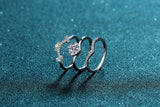Moissanite Diamond Ring -  خاتم الماس موزنايت | TWIN  ثلاث قطع