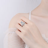 Royal Moissanite Diamond Ring -  خاتم الماس موزنايت