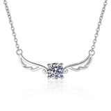 Moissanite Diamond Necklace  قلادة الماس الموزنايت | 0.5قراط