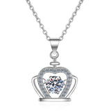 Moissanite Diamond Necklace  قلادة الماس الموزنايت | 0.5 قراط