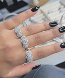 Moissanite Diamond Ring  -  خاتم الماس موزنايت