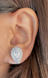 Pear Moissanite Diamond  Set  - طقم الماس موزنايت