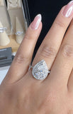 Pear Moissanite Diamond  Set  - طقم الماس موزنايت