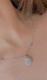 Pear Moissanite Diamond  Set  - طقم الماس موزنايت