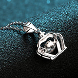 Moissanite Diamond Necklace  قلادة الماس الموزنايت | 0.5 قراط