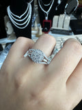 Moissanite Diamond Ring Fiery - خاتم الماس موزنايت