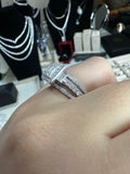 Moissanite Diamond Ring Scintillating - خاتم الماس موزنايت