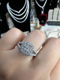 Moissanite Diamond Ring Elegant  - خاتم الماس موزنايت