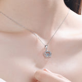 Moissanite Diamond Necklace  قلادة الماس الموزنايت | 0.5 قراط