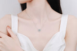 Moissanite Diamond Necklace  قلادة الماس الموزنايت |1 قراط