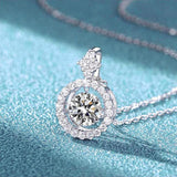 Moissanite Necklace- قلادة الماس الموزنايت