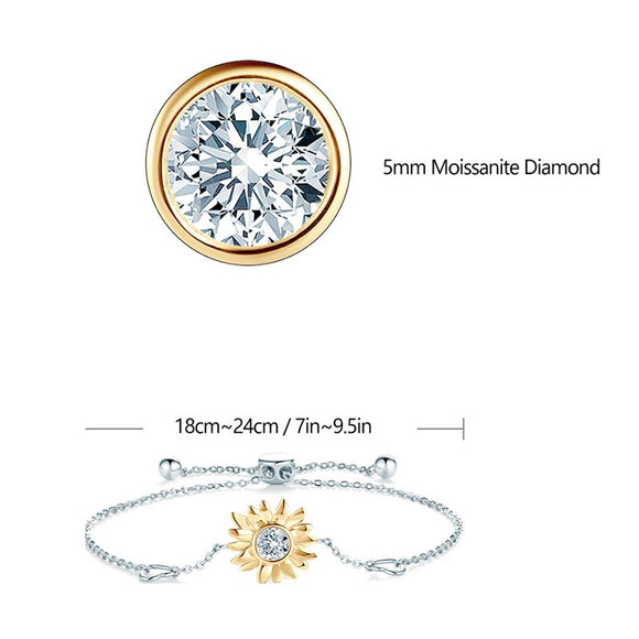 Moissanite Bracelet- اسوارة الماس الموزنايت