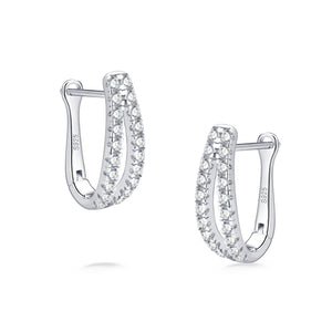 Moissanite Earring- -حلق الماس الموزنايت