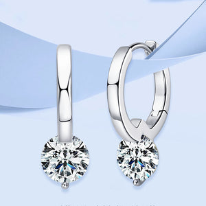 Moissanite Earring- -حلق الماس الموزنايت