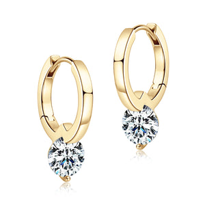 Moissanite Earring- -حلق الماس الموزنايت