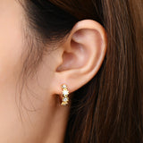 Moissanite Earring- -حلق الماس الموزنايت