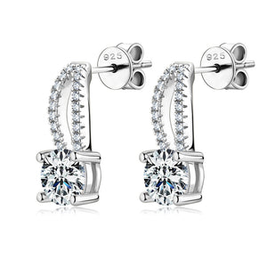 Moissanite Earring- -حلق الماس الموزنايت