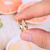Moissanite Earring- -حلق الماس الموزنايت