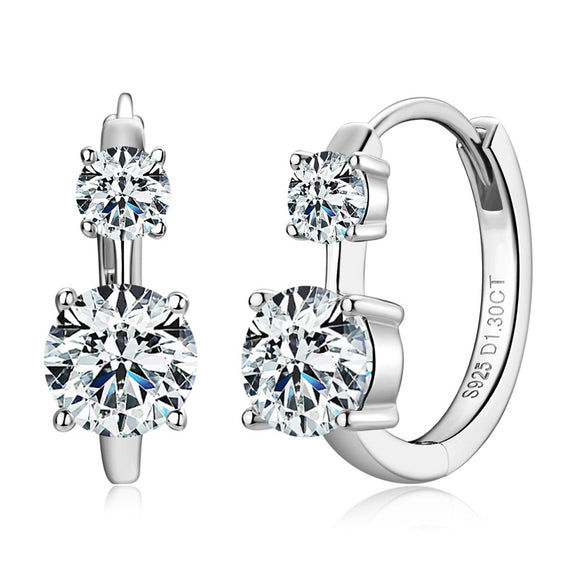 Moissanite Earring- -حلق الماس الموزنايت