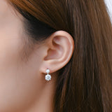 Moissanite Earring- -حلق الماس الموزنايت