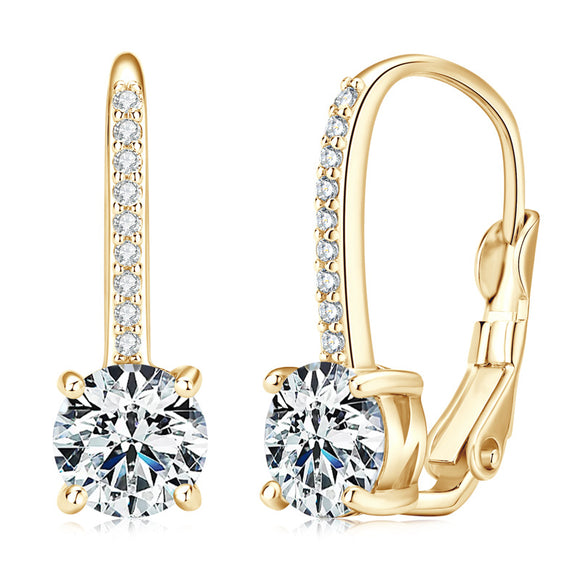 Moissanite Earring- -حلق الماس الموزنايت