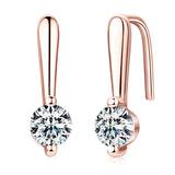 Moissanite Earring- -حلق الماس الموزنايت