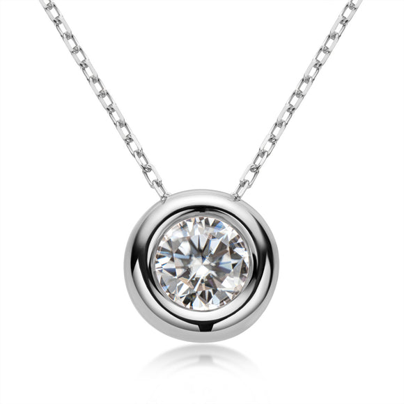 Moissanite Necklace- قلادة الماس الموزنايت