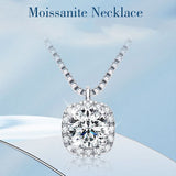 Moissanite Necklace- قلادة الماس الموزنايت