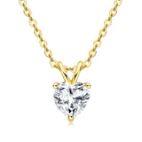 Moissanite Diamond Necklace 2 Carats قلادة الماس الموزنايت