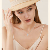 Moissanite Necklace- قلادة  الماس الموزنايت