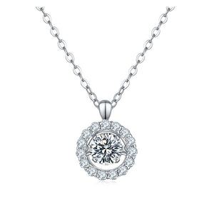 Moissanite Necklace- قلادة  الماس الموزنايت