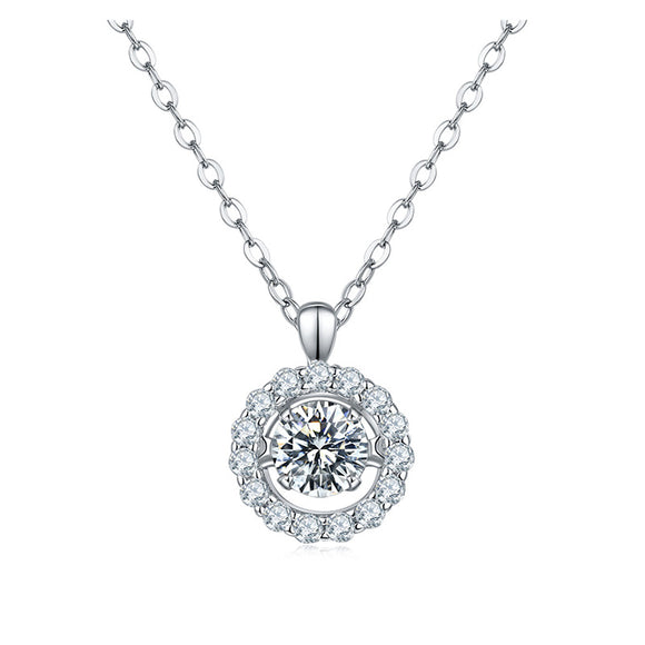 Moissanite Necklace- قلادة  الماس الموزنايت