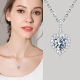 Moissanite Necklace- قلادة الماس الموزنايت