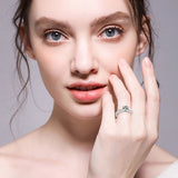 Moissanite Diamond Ring- خاتم الماس الموزنايت