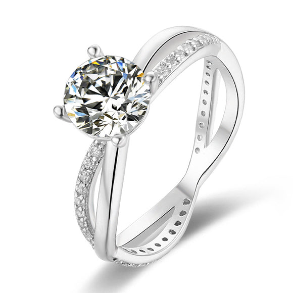 Moissanite Diamond Ring- خاتم الماس الموزنايت